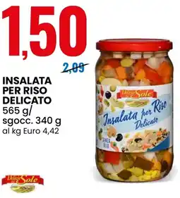 Eurospin Insalata per riso delicato Delizie Sole offerta