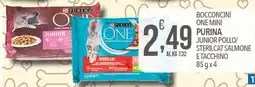 Iper Nonna Isa Bocconcini one mini purina junior pollo/ sterilcat salmone e tacchino offerta