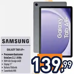 Unieuro SAMSUNG GALAXY TAB A9+ offerta