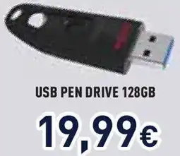 Unieuro SanDisk USB PEN DRIVE 128GB offerta