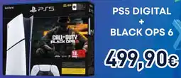 Unieuro PS5 DIGITAL + BLACK OPS 6 offerta