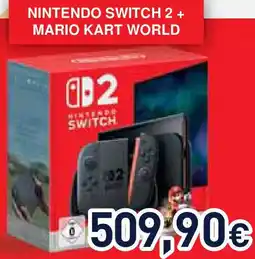 Unieuro Nintendo switch 2 + mario kart world offerta