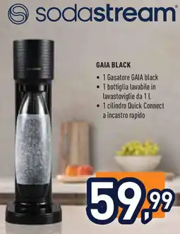 Unieuro Sodastream GAIA BLACK offerta