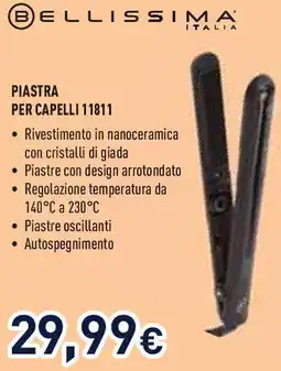 Unieuro BELLISSIMA PIASTRA PER CAPELLI 11811 offerta