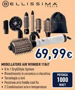 Unieuro BELLISSIMA MODELLATORE AIR WONDER 11847 offerta