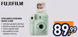 Unieuro FUJIFILM FOTOCAMERA ISTANTANEA INSTAX 12 MINI offerta