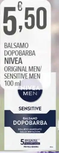 Iper Nonna Isa Balsamo dopobarba nivea original men/ sensitive men offerta
