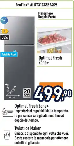 Unieuro SAMSUNG EcoFlex AI RT31CG5624S9 offerta