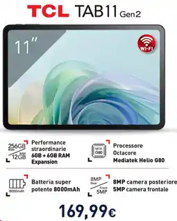 Unieuro TCL TAB11 Gen2 offerta