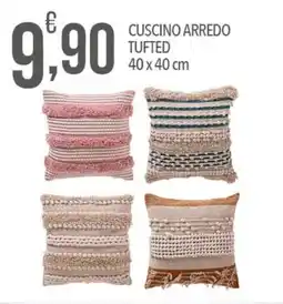 Iper Nonna Isa Cuscino arredo tufted 40 x 40 cm offerta