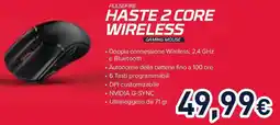 Unieuro Pulsefire haste 2 core wireless gaming mouse offerta