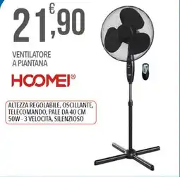 Iper Nonna Isa Hoomei ventilatore a piantana offerta