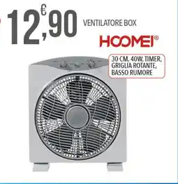 Iper Nonna Isa Hoomei ventilatore box offerta