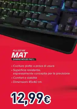 Unieuro PULSEFIRE MAT GAMING MOUSE PAD: L offerta