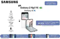 Unieuro SAMSUNG Galaxy Z Flip7 FE offerta