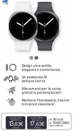 Unieuro SAMSUNG Galaxy Watch8 offerta