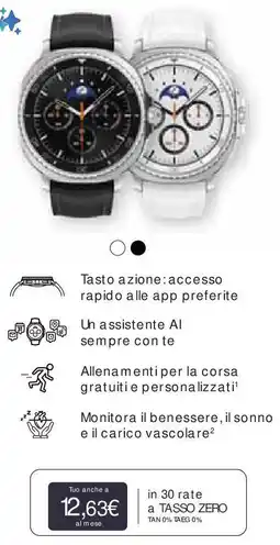 Unieuro SAMSUNG Galaxy Watch8 Classic offerta
