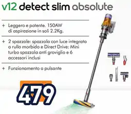 Unieuro dyson v12 detect slim absolute offerta