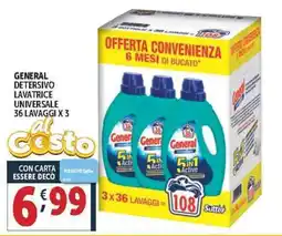 Deco Supermercati General detersivo lavatrice universale offerta