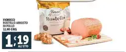 Deco Supermercati Fiorucci rostello arrosto di pollo offerta