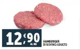 Deco Supermercati Hamburger di bovino adulto offerta