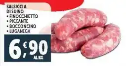 Deco Supermercati Salsiccia di suino offerta