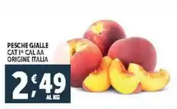 Deco Supermercati Pesche gialle offerta