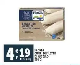 Deco Supermercati Frosta cuori di filetto di nasello offerta