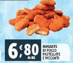Deco Supermercati Nuggets di pollo pastellate e piccanti offerta