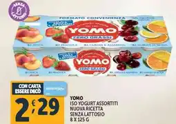 Yomo iso yogurt assortiti nuova ricetta senza lattosio