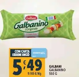 Deco Supermercati Galbani galbanino offerta