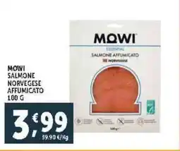 Deco Supermercati Mowi salmone norvegese affumicato offerta
