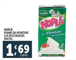 Deco Supermercati Hopla panna da montare già zuccherata offerta
