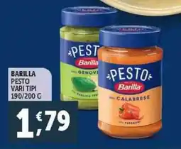 Deco Supermercati Barilla pesto vari tipi offerta