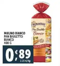 Deco Supermercati Mulino bianco pan bauletto bianco offerta