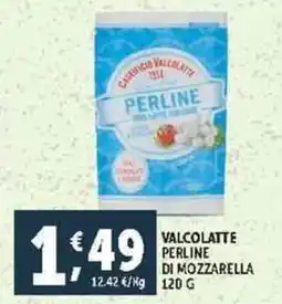 Deco Supermercati Valcolatte perline di mozzarella offerta