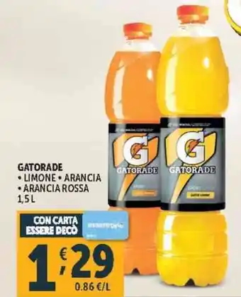 Deco Supermercati Gatorade limone arancia - arancia rossa offerta