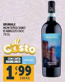 Deco Supermercati Brumale montepulciano d'abruzzo doc offerta