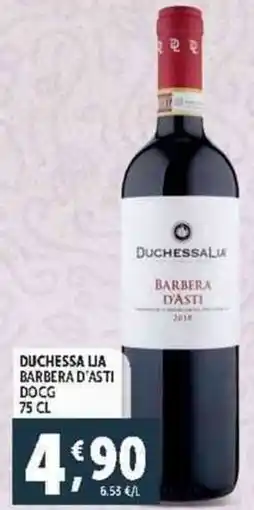 Deco Supermercati Duchessa lia barbera d'asti docg offerta