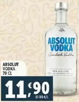 Deco Supermercati Absolut vodka offerta
