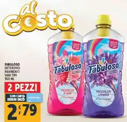 Deco Supermercati Fabuloso detersivo pavimenti vari tipi offerta