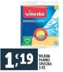Deco Supermercati Vileda panno spugna offerta