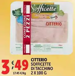Deco Supermercati Citterio sofficette di tacchino offerta