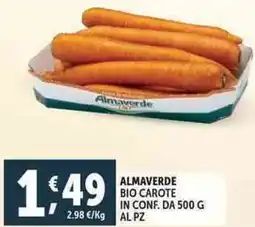 Deco Supermercati Almaverde bio carote offerta