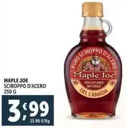 Deco Supermercati Maple joe sciroppo d'acero offerta