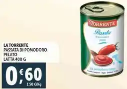 Deco Supermercati La torrente passata di pomodoro pelato offerta