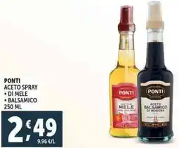 Deco Supermercati Ponti aceto spray offerta