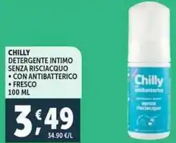 Deco Supermercati Chilly detergente intimo senza risciacquo offerta