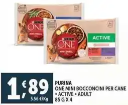Deco Supermercati Purina one mini bocconcini per cane offerta