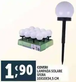 Deco Supermercati COVERI LAMPADA SOLARE SFERA offerta